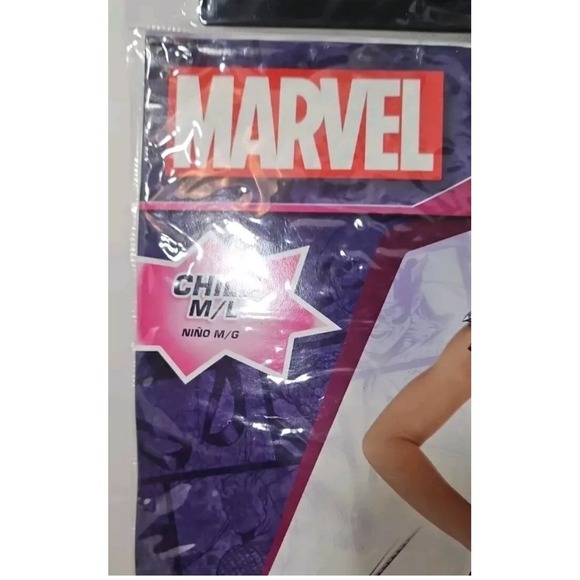 New Marvel Spider Girl Tunic Dress Avengers Man Halloween Costume Child M/L - Picture 4 of 8